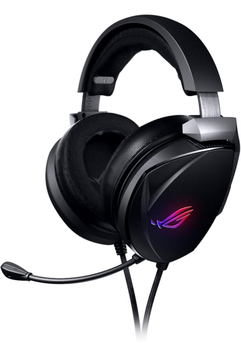 Asus ROG Theta 7.1 USB-C Gaming Headset with 7.1 Surround Sound, AI Noise-Cancelling Microphone, ROG Home-Theatre-Grade 7.1 DAC, ESS Quad-Drivers for PC, PS5, Nintendo Switch and Smart Devices,Black