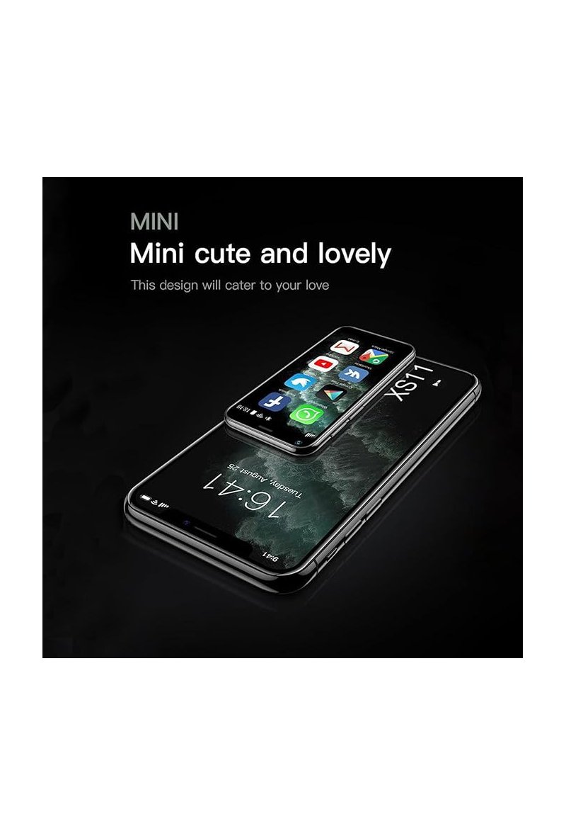 Mini Smartphone Android XS15 - 3G, 2 Go/16 Go, Écran 3.0" - Noir - Neuf