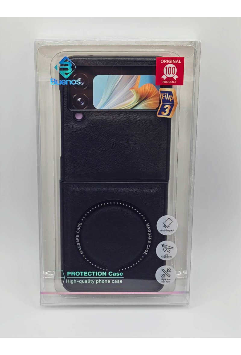 Coque Samsung Galaxy Z Flip 3/4/5/6/7 Effet Cuir synthétique