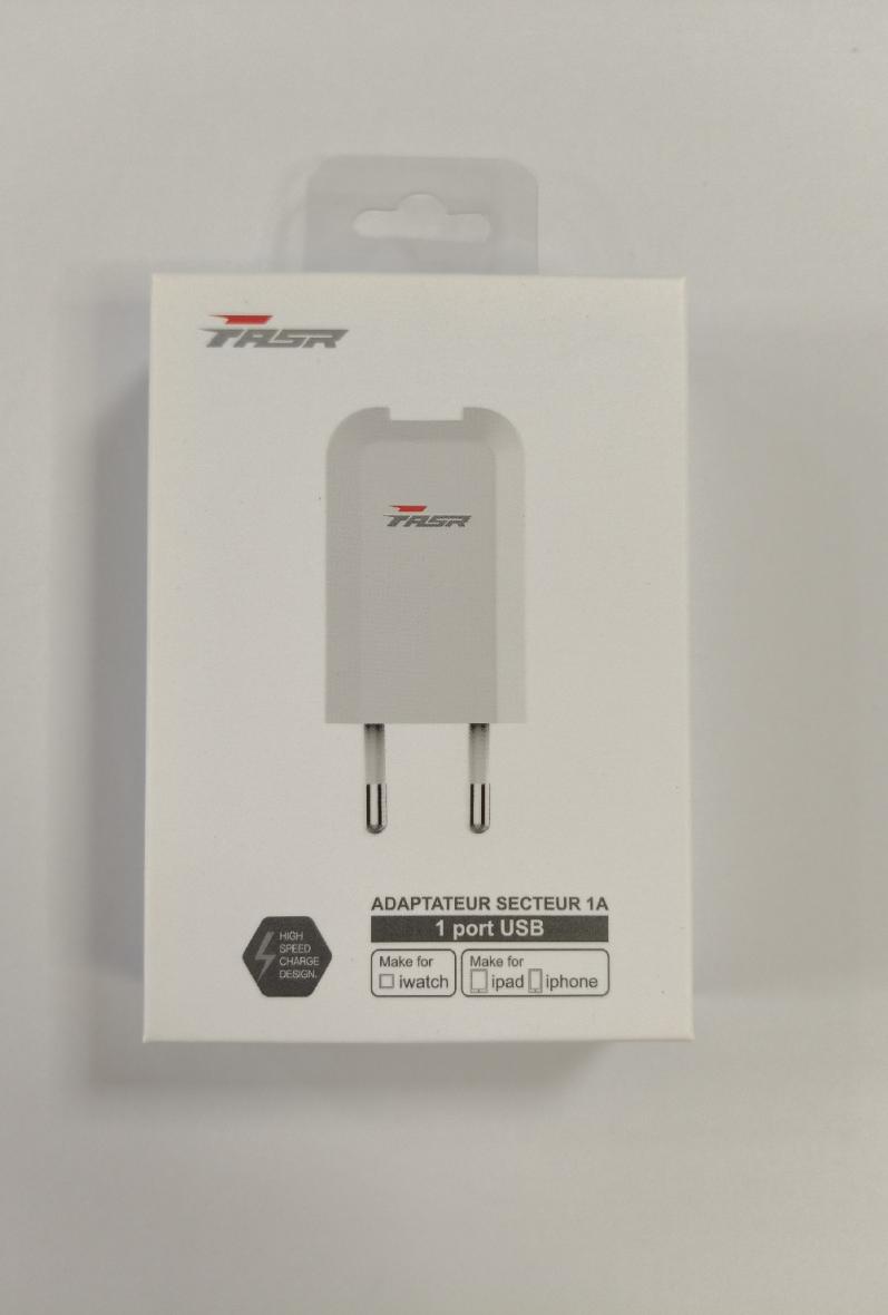 prise usb 1A  certifiet GS