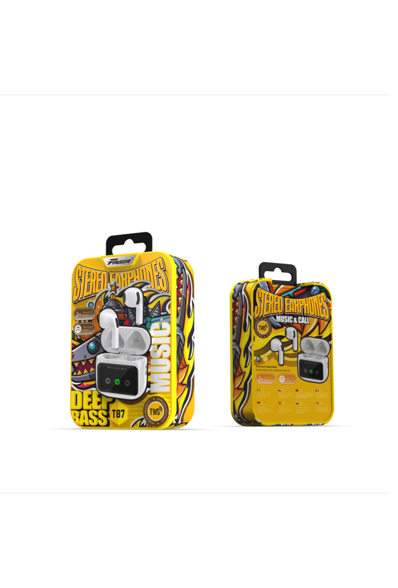 ECOUTEUR SANS FIL AVEC ECRAN TACTILE BT5.3 T87