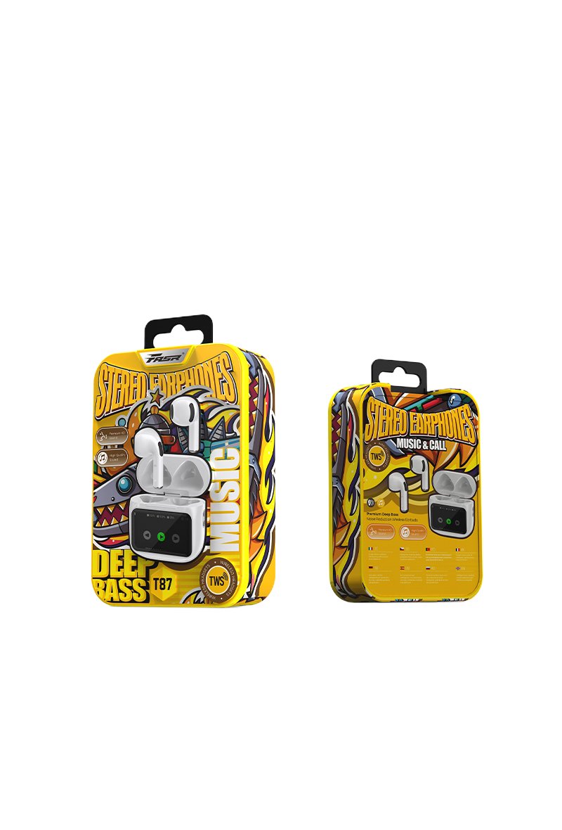 ECOUTEUR SANS FIL AVEC ECRAN TACTILE BT5.3 T87