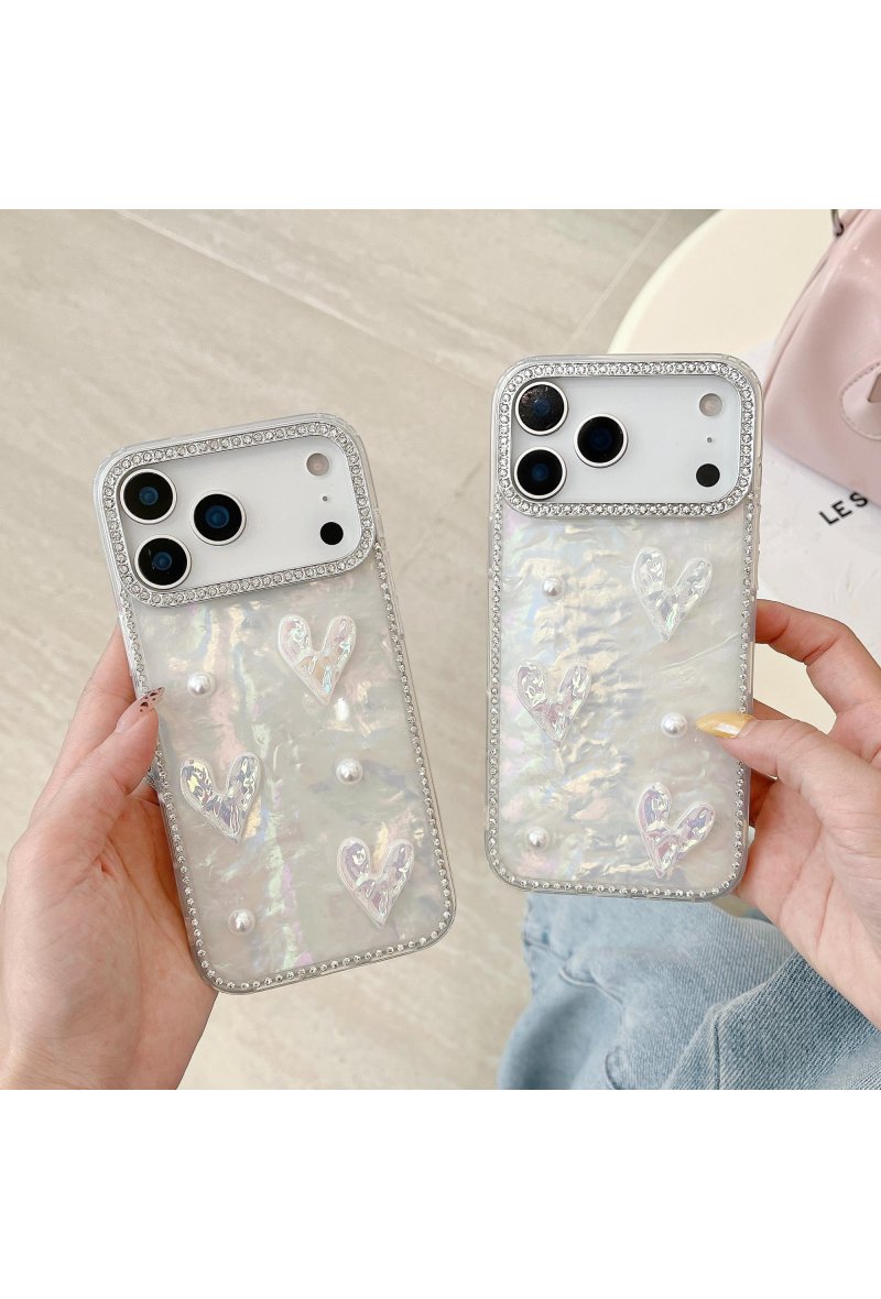 coque iphone 17 promax orne de nacre