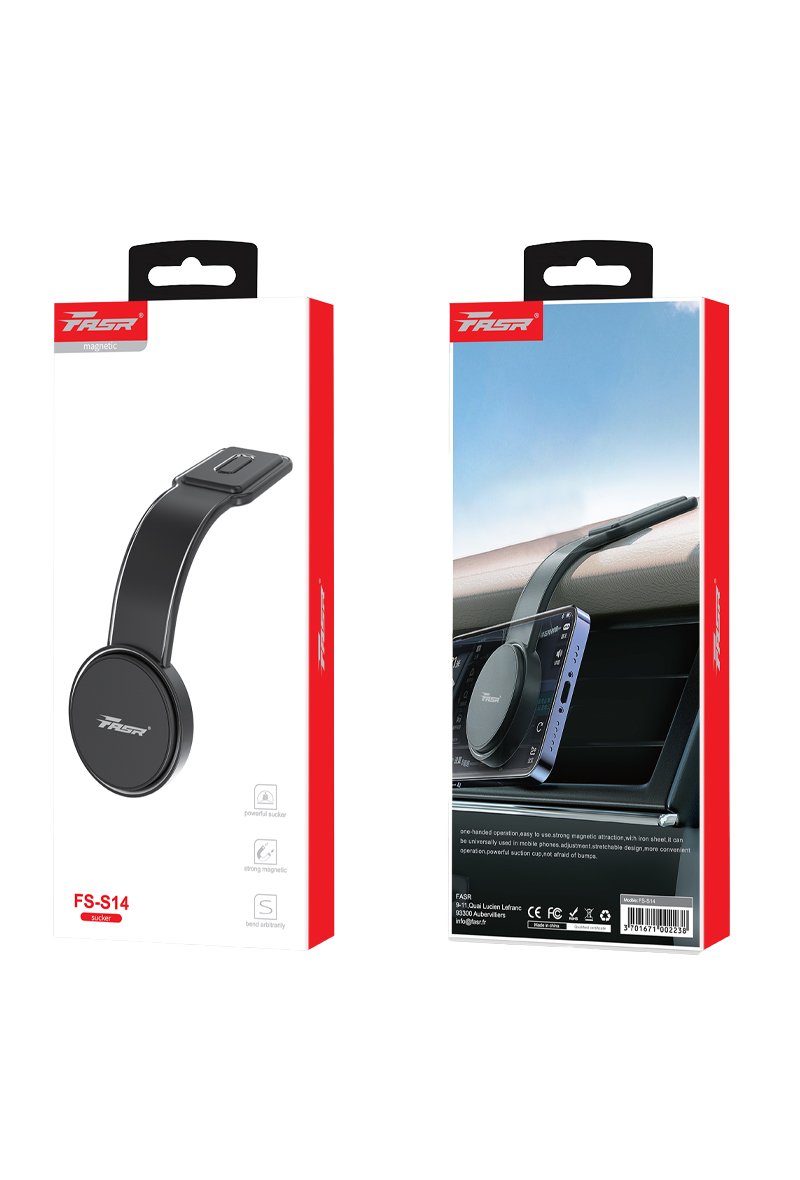  Support Magnétique en L pour Téléphone dans la Voiture