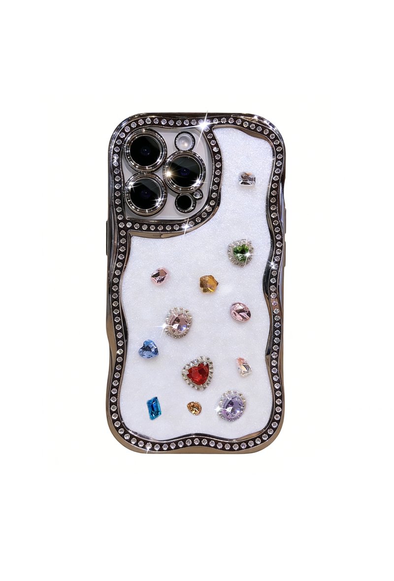Coque Paillette, Luxe diamant cristal coloré