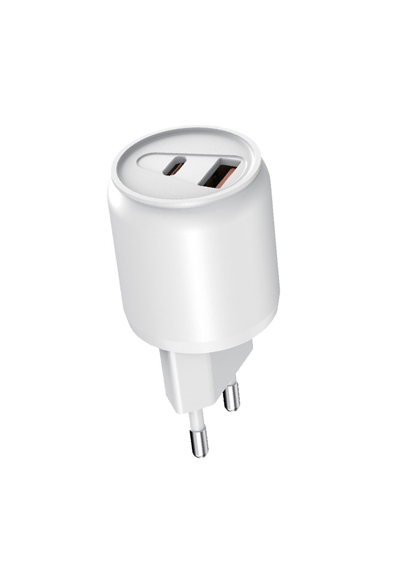 Chargeur USB A + USB C, 20W