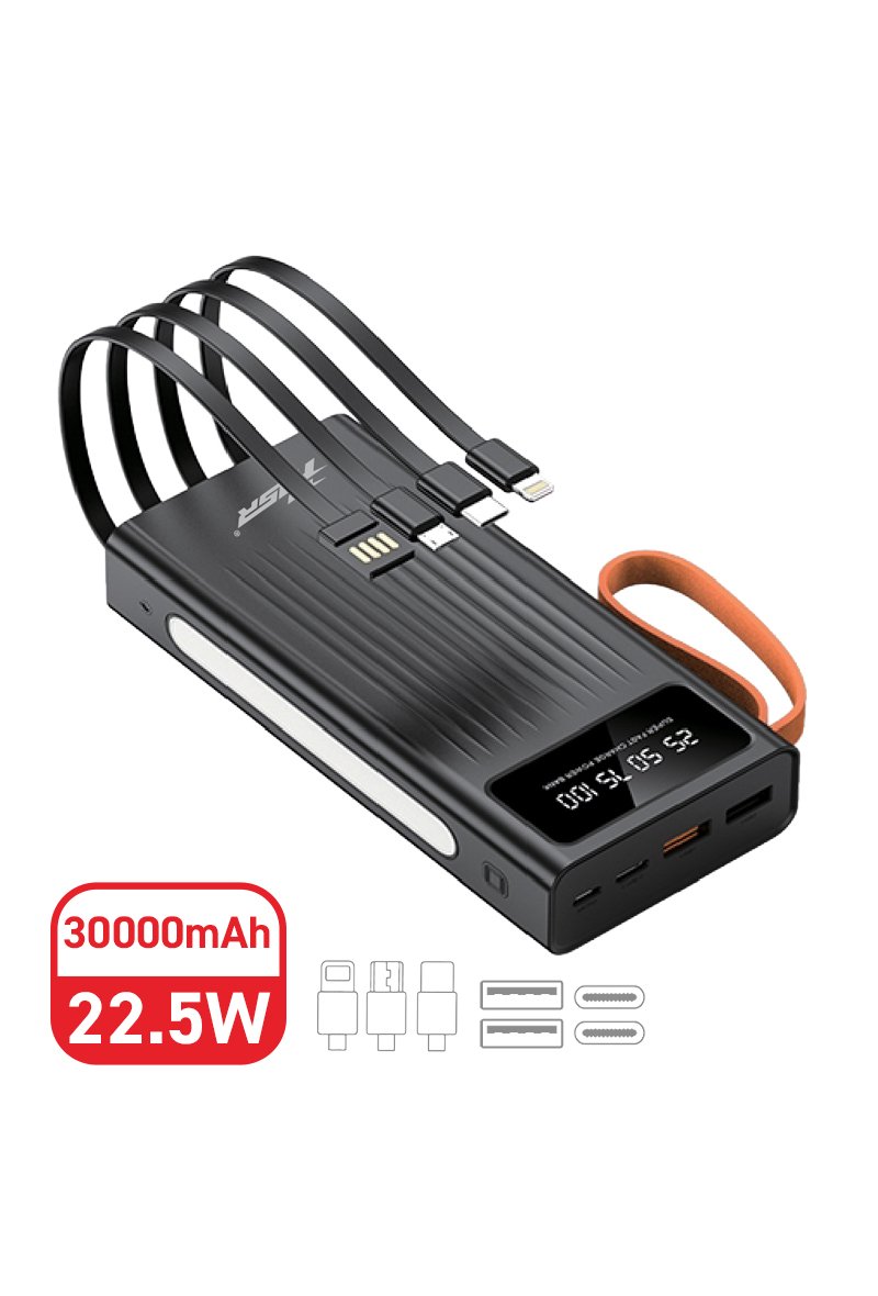 Batterie Externe, Chargeur Portable 30000mAh, 22.5W PD 25W Power Bank Charge Rapide