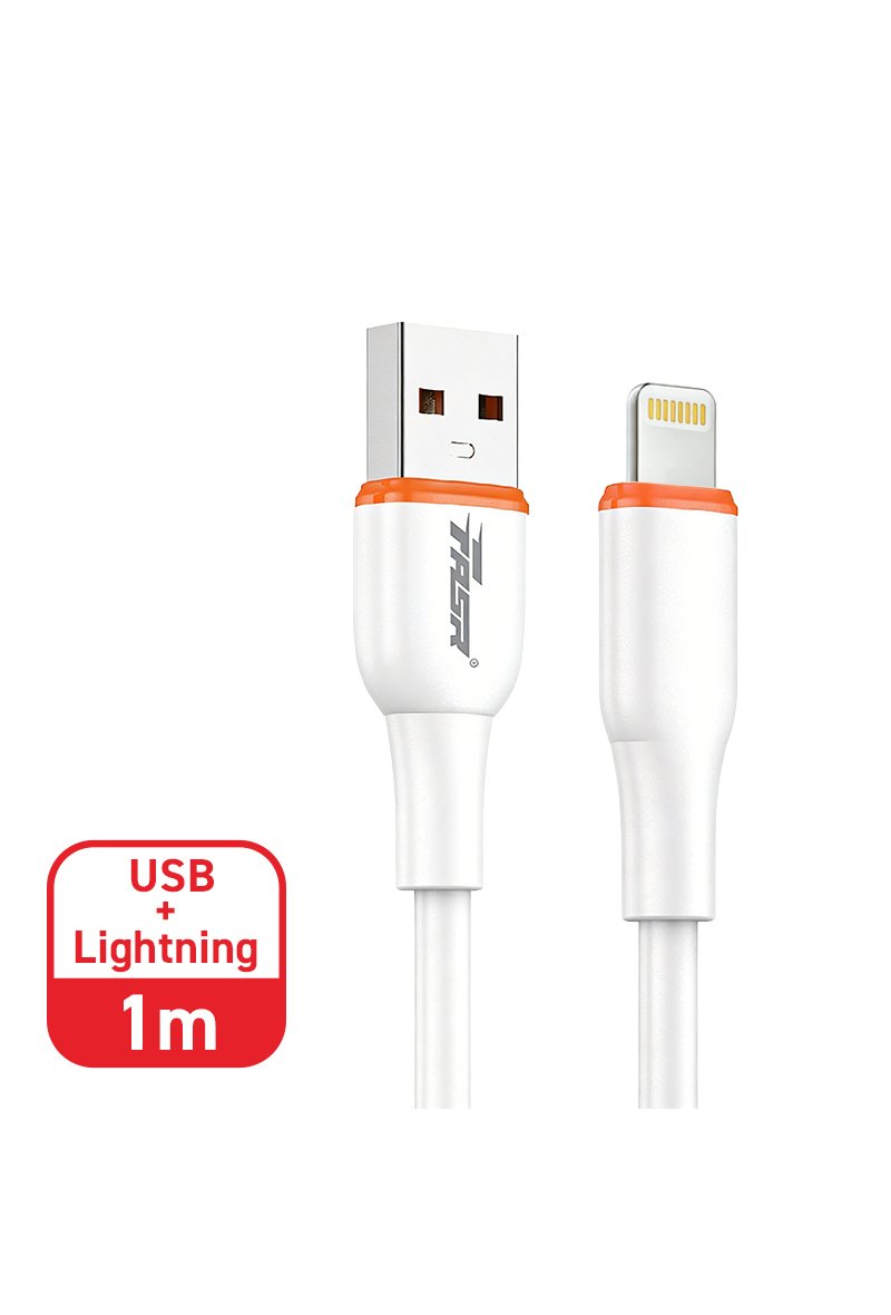 Câble USB-A / Lightning - 1M, Charge Rapide 2.4A
