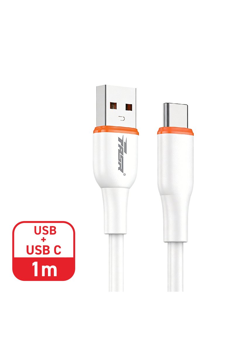 Câble USB-A/Type-C - 1M, Charge Rapide 2.4A
