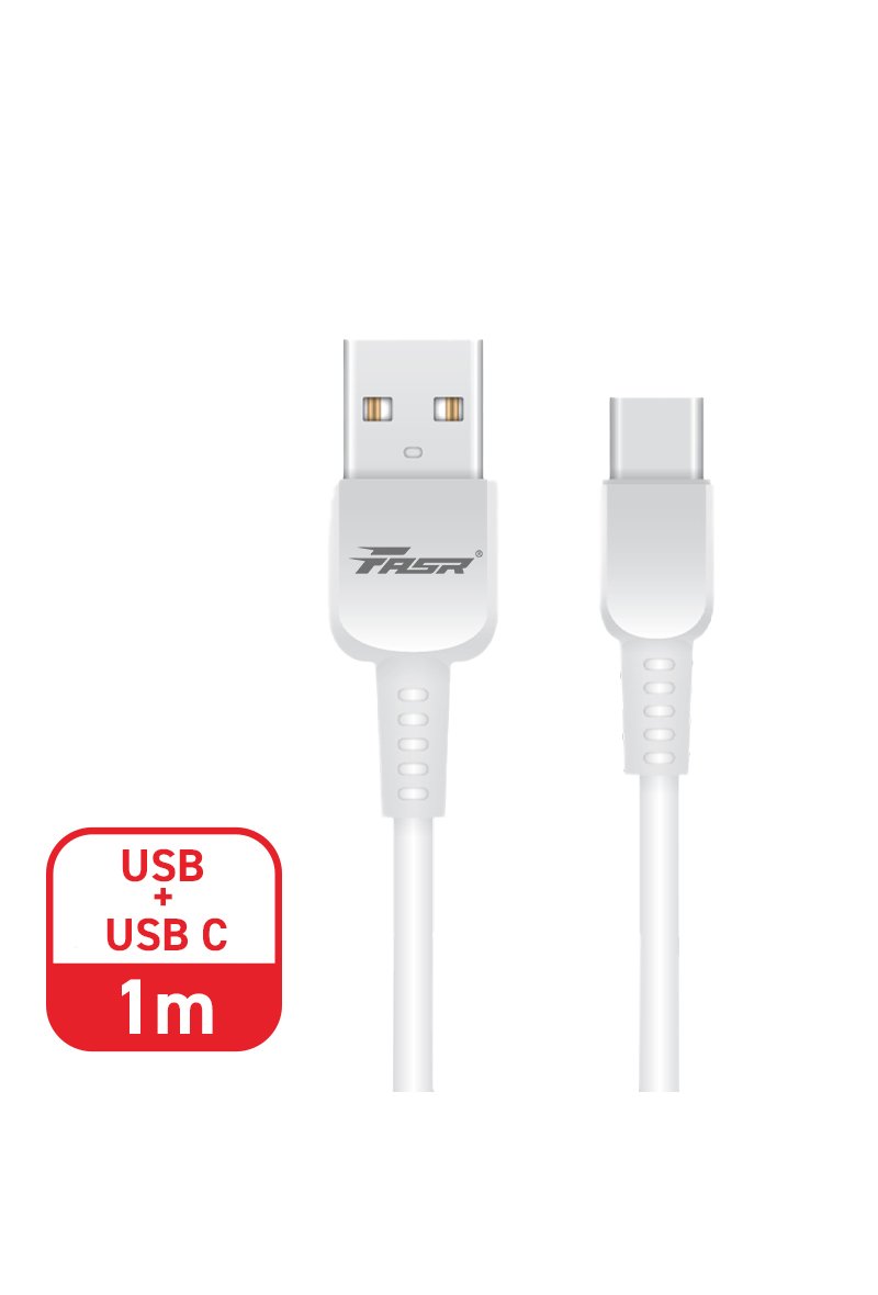 FASR Câble USB / Type-C 2.4A FASR FS-T419 - 1M - Blanc