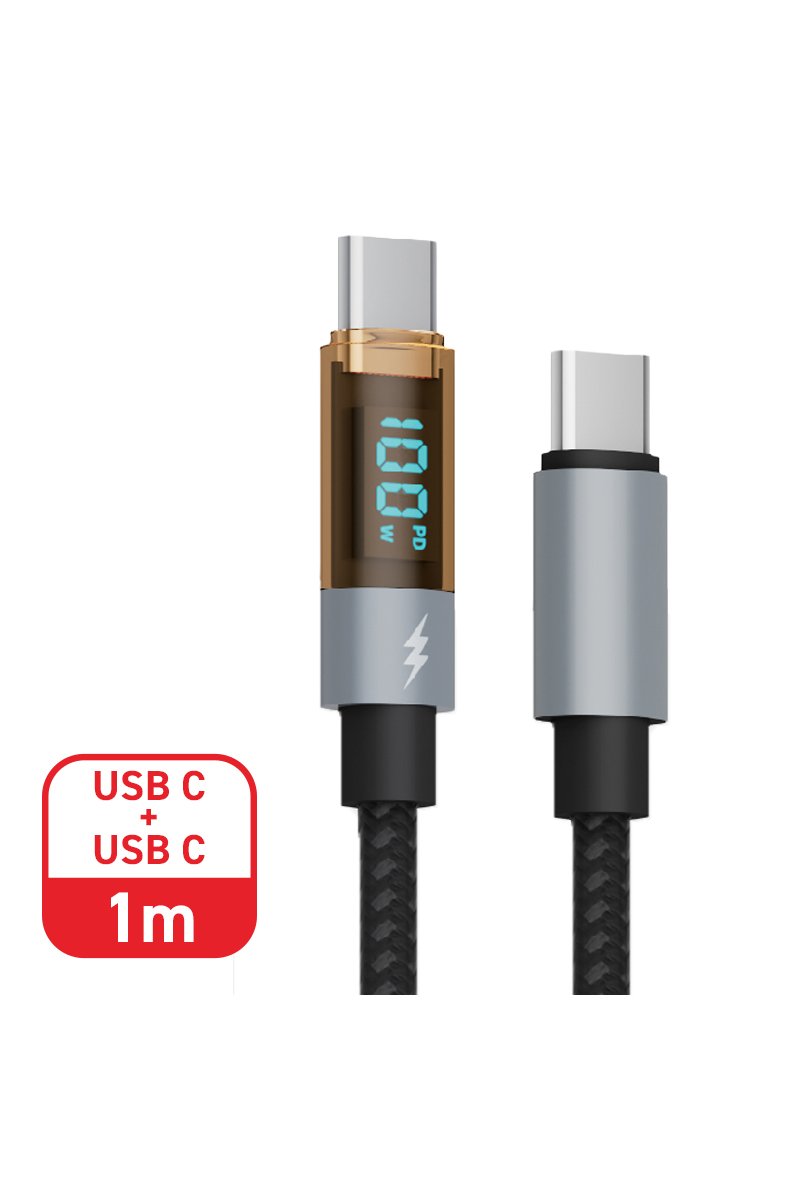 Câble USB-C / USB-C, 10Gbps Data Transfer, 100W