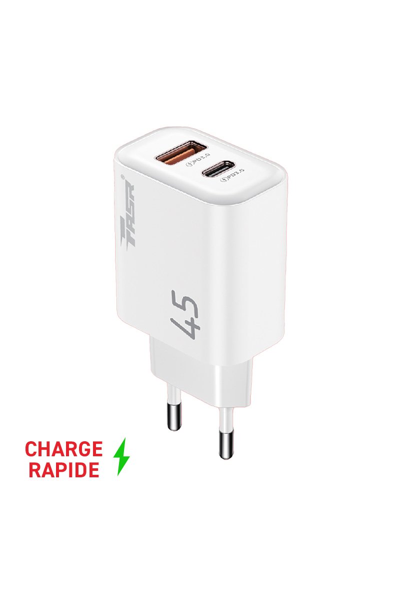 Chargeur USB-C Rapide PD45W FASR FS-C8