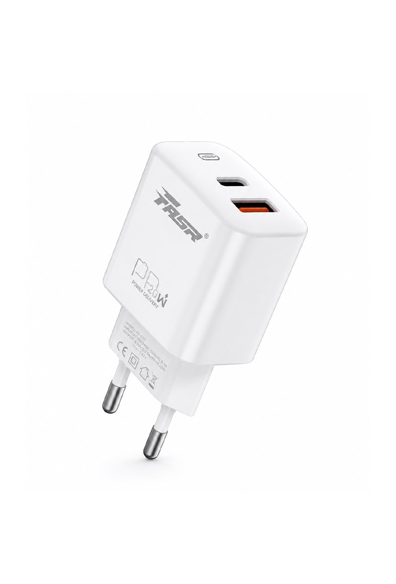 Chargeur Secteur 20W USB-C + USB-A – C22