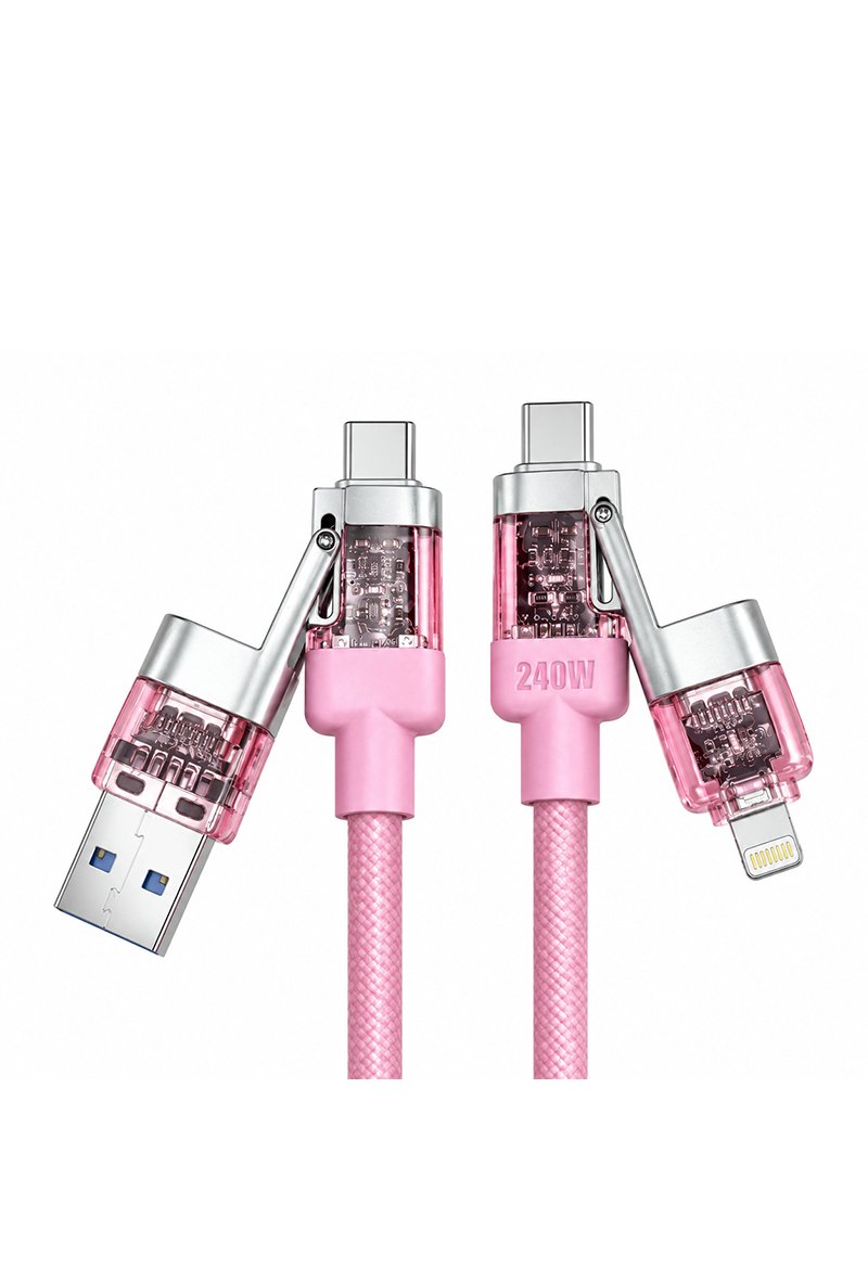 Câble de Charge Rapide 2 en 1 en Silicone – CA39